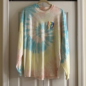 Walt Disney World pastel rainbow tie dye spirit jersey